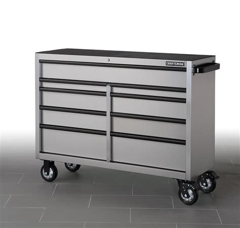 craftsman 53 inch stainless steel cabinet|Tool Storage & Toolboxes .